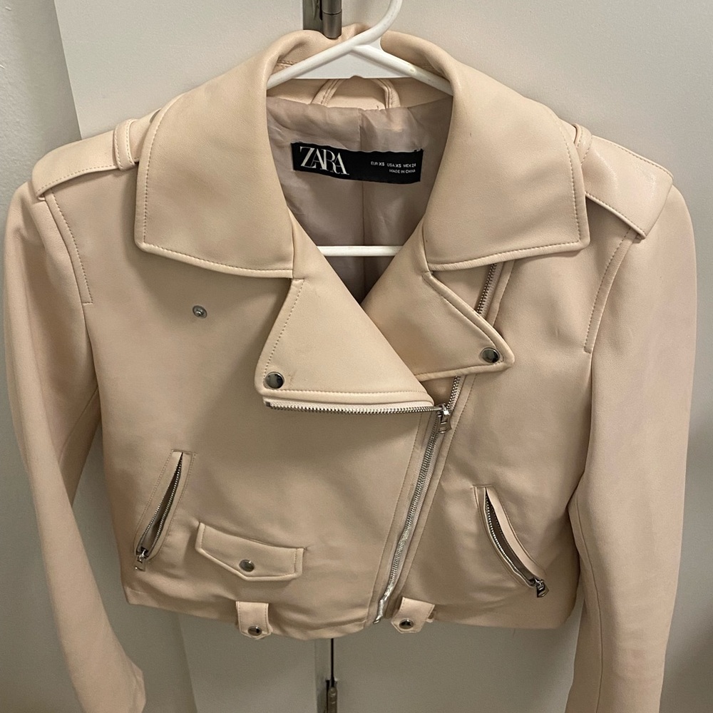 Ladies Beige Jacket Extra Small - image 3
